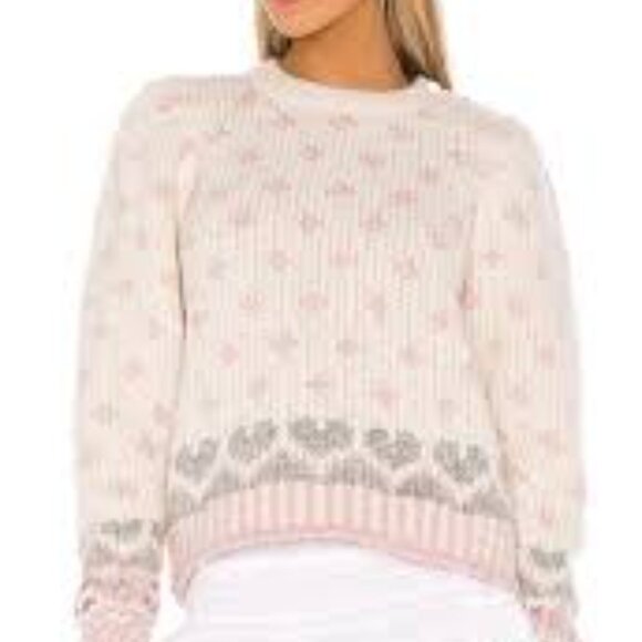 LOVESHACKFANCY ROSIE ALPACA SWEATER large l - Picture 2 of 3